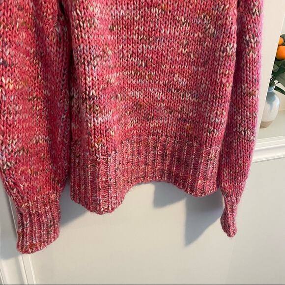 MUNTHE Pink Chunky Marled Sweater 36 Small - Picture 10 of 16